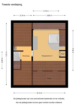 Floorplan - Reesstraat 14, 4921 TK Made